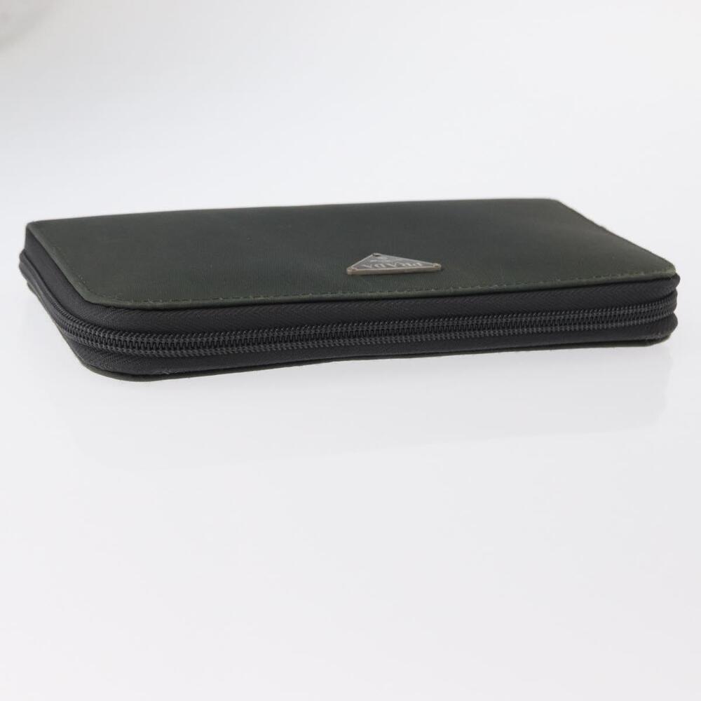 PRADA Long Wallet Nylon Khaki Auth 153670 - Picture 5 of 16